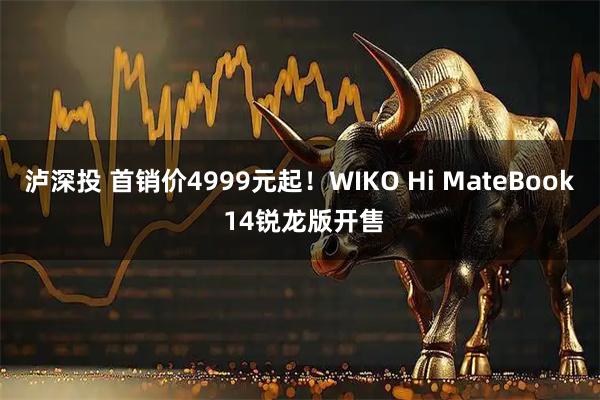 泸深投 首销价4999元起!WIKO Hi MateBook 14锐龙版开售